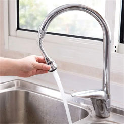 Faucet Extenders Water Saving Kitchen Tap Aerator Hose Adjustable Faucet Adapter Nozzle Spout Kit Bathroom Products