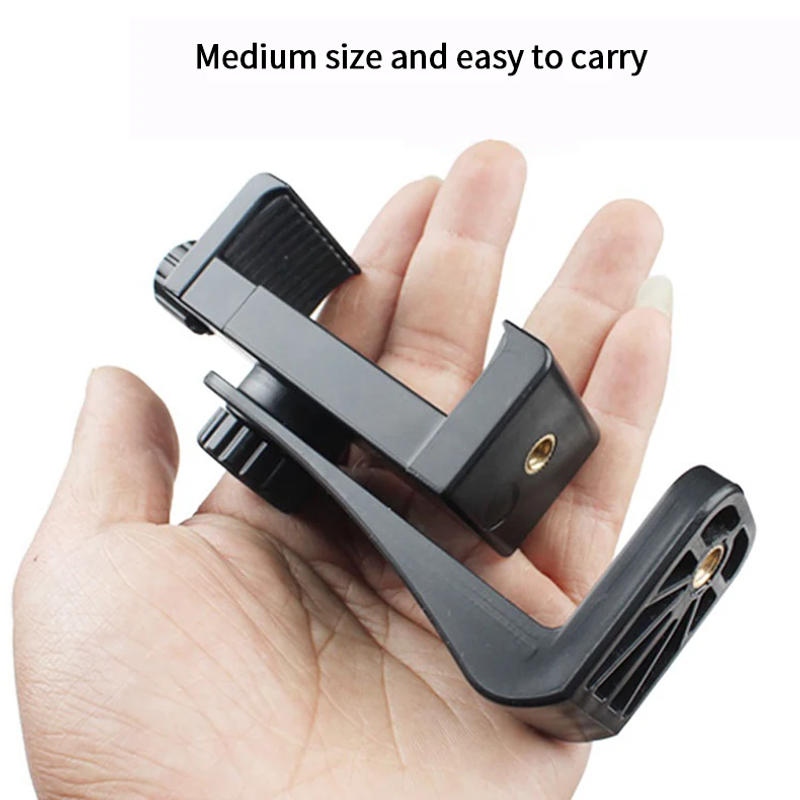 Description Picture 3 of itemTripod Phone Mount Holder Head Standard Screw Adapter Rotatable Digtal Camera Bracket,Compatible for Most Cellphones iPhone