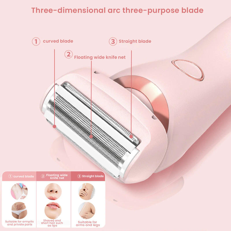 Description Picture 2 of itemFessional Hair Remover Electric Razors For Women Bikini Face Shavers Hair Removal Underarms Legs Ladies Body Trimmer Waterproof
