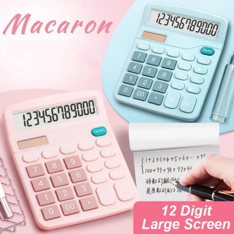 Description Picture 2 of itemOffice Equipment Office Calculator Large Screen Electronic Calculator Electronic Calculator 12 Digit Solar Dual Power