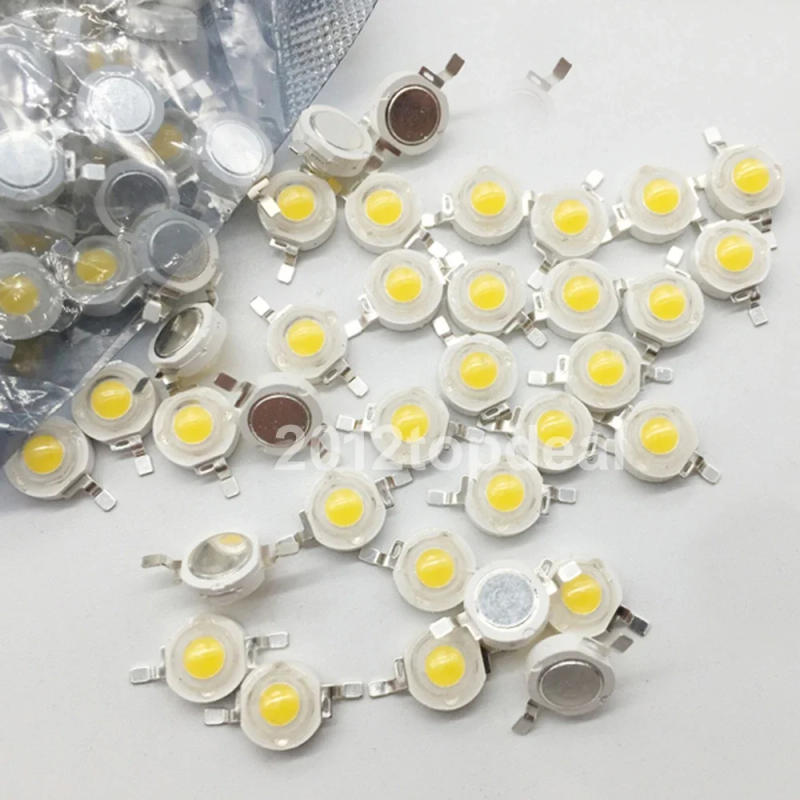 Description Picture 6 of item10pcs 1W 3W 5W High Power LED Chip Lamp Bulbs SMD COB Diodes Warm Cold White Red Green Blue Yellow 440 660nm Grow Light Beads