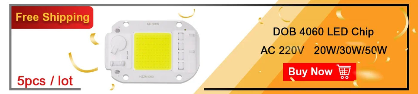 Description Picture 2 of itemLED Module 220V Chip Led 50W 30W 20W 395nm 660nm 1000K 2100K 3000K 4000K 6000K 6700K 100000K for Curing Plant Grow Lamp Chip Led