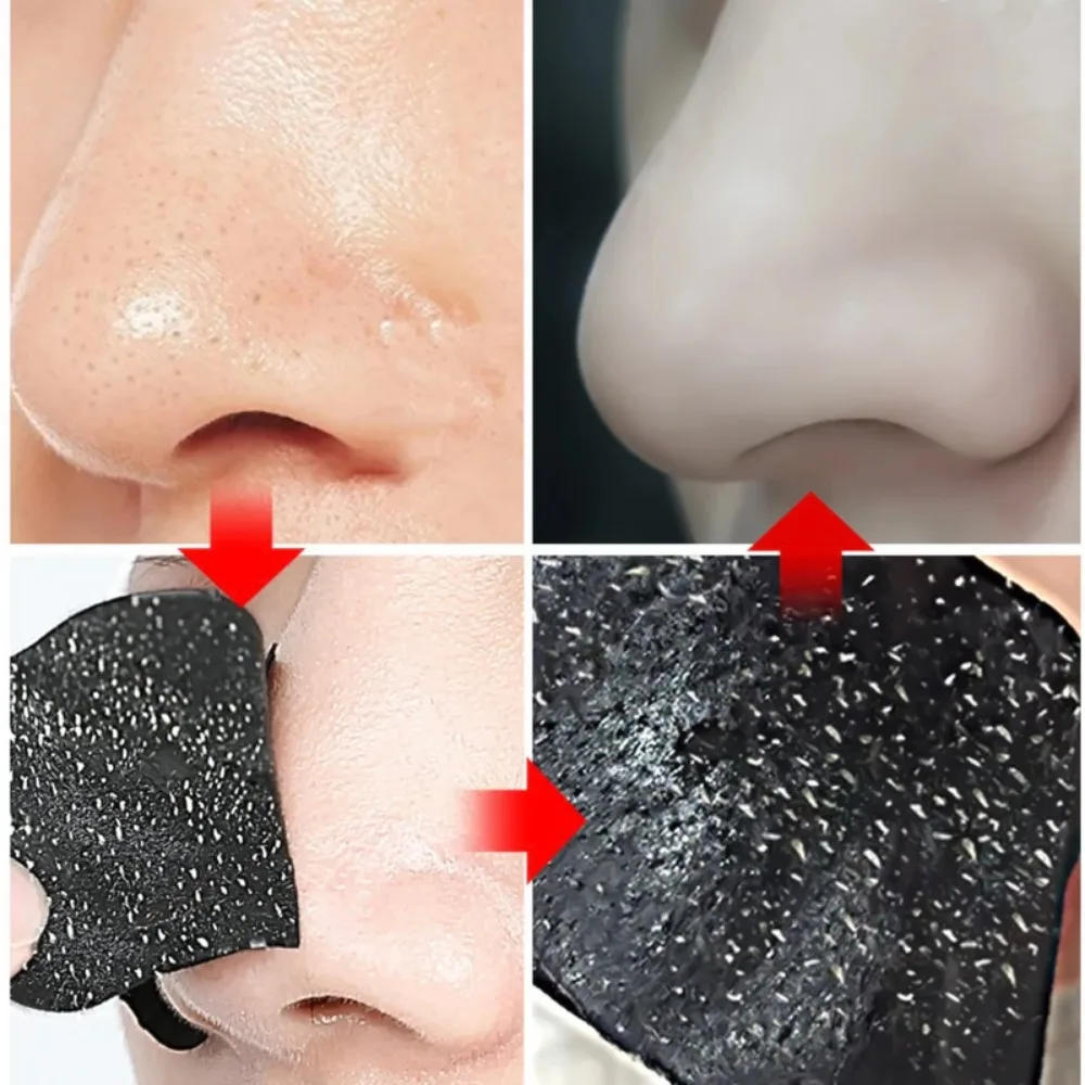 Description Picture 3 of item10-50pcs Nose Strips For Blackheads Acne Removal Instant Pore Unclogging Mask Deep Cleansing Nose Clean Patch Beauty Skin Care