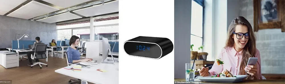 Description Picture 5 of itemMini Camera Clock Full HD 1080P Wireless Wifi Control IR Night Vision View DVR Camcorder Home Surveillance Monitor Video