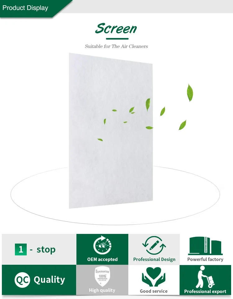 Description Picture 5 of itemAC4144 Air Purifier Filter Cotton 275*360mm White Filter for AC4072 AC4075 AC4014 AC4083 AC4084 AC4085 AC4086 Air Purifier Parts