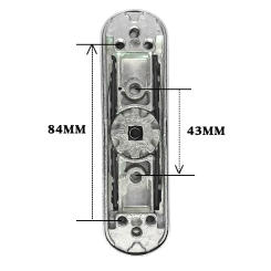 Broken bridge aluminum alloy casement window handle inward open inward inverted handle upper hung window hardware window