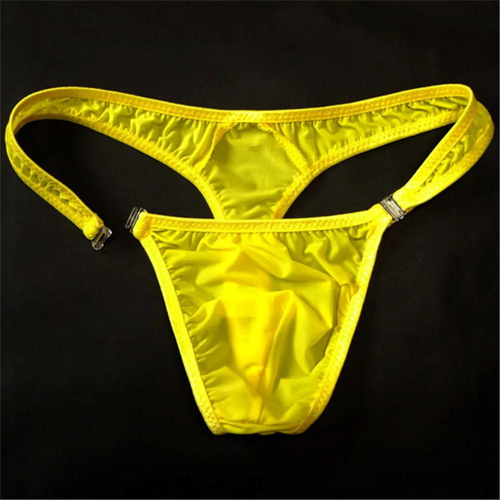 Description Picture 6 of item5pcs Hot and Sexy Thong Men AliExpress Standard Shipping Sexy T-Back G-String Brief Nylon Underwear M-XL