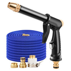 High Pressure Spray Water Gun Washing Garden Watering Hose Nozzle Sprinkler Car Cleaning Wash Tool Kits Auto Washer Guns