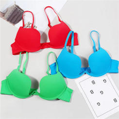 Backless Women Bras Sexy Brassiere Open Back Wedding Underwear Comfortable Seamless Deep U Lingerie Bra Invisible Push Up Bra