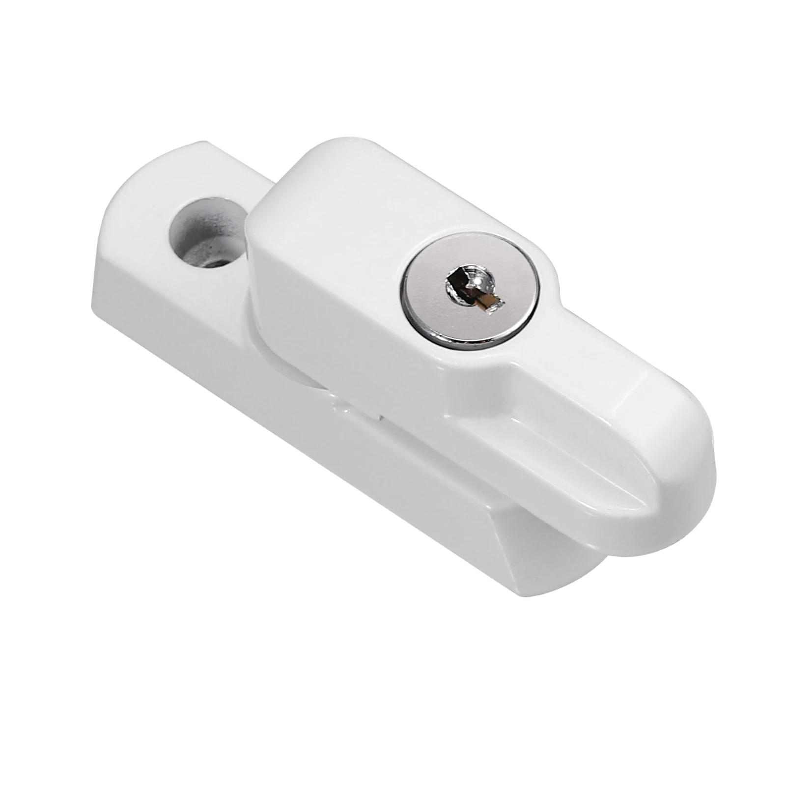 Description Picture 6 of item4 Pcs Child Safe Security Window Door Sash Lock With Key Safety Lever Handle Sweep Latch With Keys For Home Security Window Lock
