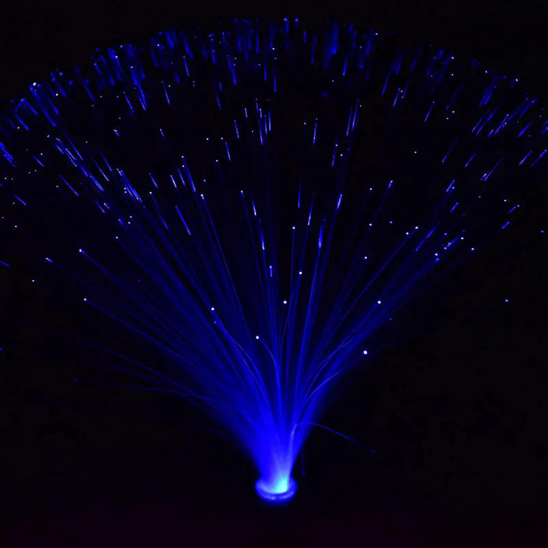 Description Picture 5 of item1 Pcs Multicolor LED Fiber Optic Light Night Lamp Christmas Wedding Holiday Home Decor Color Random 8*8*34cm