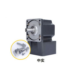 400W Right angle gear reduction box, AC small motor 220v gearbox motor accessories (default Zhongshi shaft)