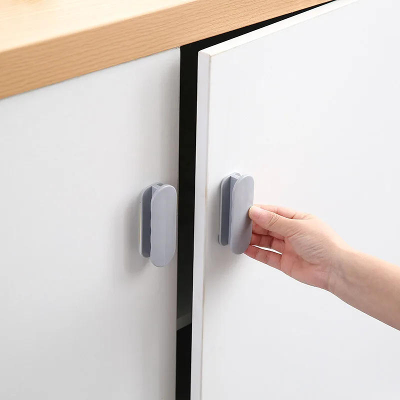 Description Picture 5 of itemTwo auxiliary door and window handle simple paste multi-purpose small handle household cabinet door handle push and pull device