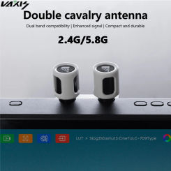 Vaxis Mushroom Antenna 2.4G/5.8G Dual Cavalry Antenna SMA Omnidirectional Short Antenna Image Transmission Universal Antenna 1pc