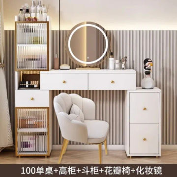 Luxury Nordic Dressing Table Drawer Bedroom Modern Makeup Dressing Table Storage Mirror Penteadeiras De Maquiagem Home Furniture