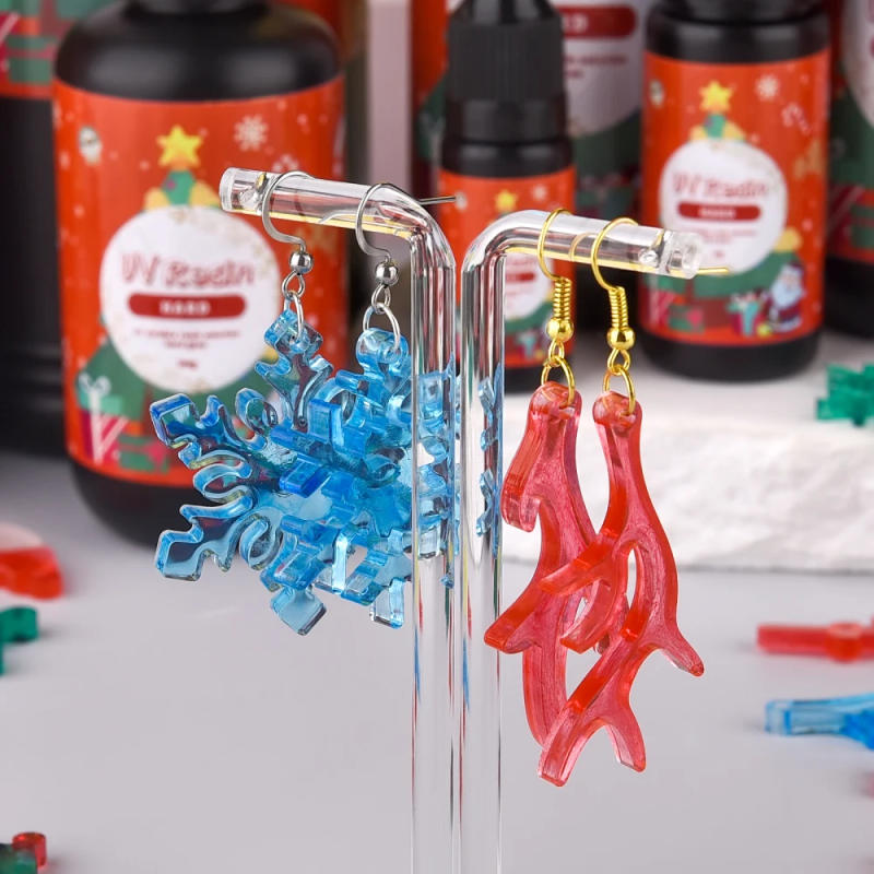 Description Picture 5 of itemUV Resin Glue Christmas Resin Jewelry Making Supplies Transparent Epoxy Resin UV Glue Ultraviolet Curing Quick Drying Adhesive