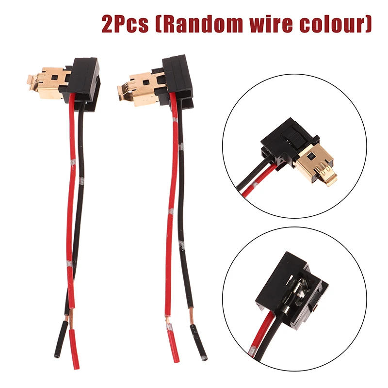 Description Picture 2 of item2Pcs Socket Wiring Light Socket Harness Car Accessories Adapter Lamp Holders Copper Core H1 H3 12V Power Source Connection Cable