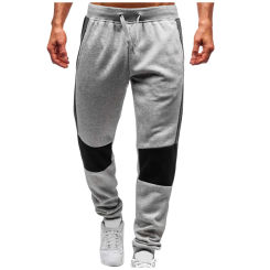 Drawstring Sports Men Casual Pants With Pockets Mid-Waist Baggy Sweatpants Man Trousers Y2k Clothes Pantalones Gym Work