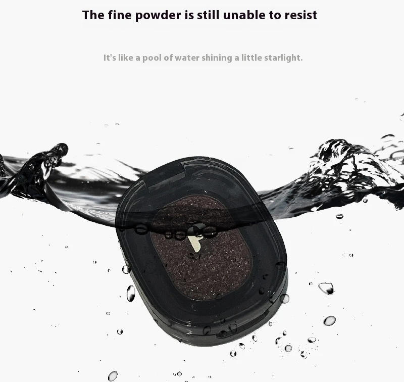 Description Picture 2 of itemMetallic Smoky Monochrome Eyeshadow Palette Glitter Punk Black Eye Shadow Palette Shimmer Pearl Eye Makeup Shiny Silkworm Shadow