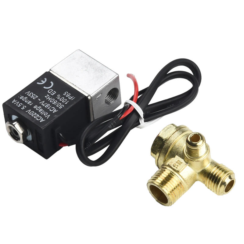 Description Picture 2 of itemPneumatic Parts Mute Oil-free Machine Check Solenoid Valve Way Valves Bleed Air Compressor Components Fittings & Adapters 2pcs