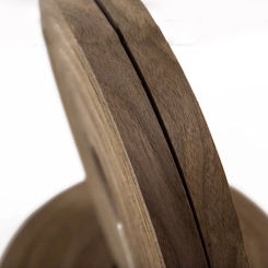 Length:100meters Width:20mm Thickness:0.5mm Natural Black Walnut Solid Wood Edge Banding Wood Veneer Roller