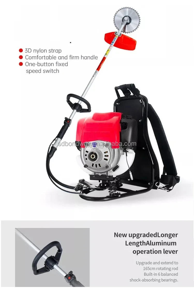 Description Picture 4 of itemIndustrial Grade Manual Power Grass Trimmer Brush Cutter & Mower Machine 4-Stroke 24V