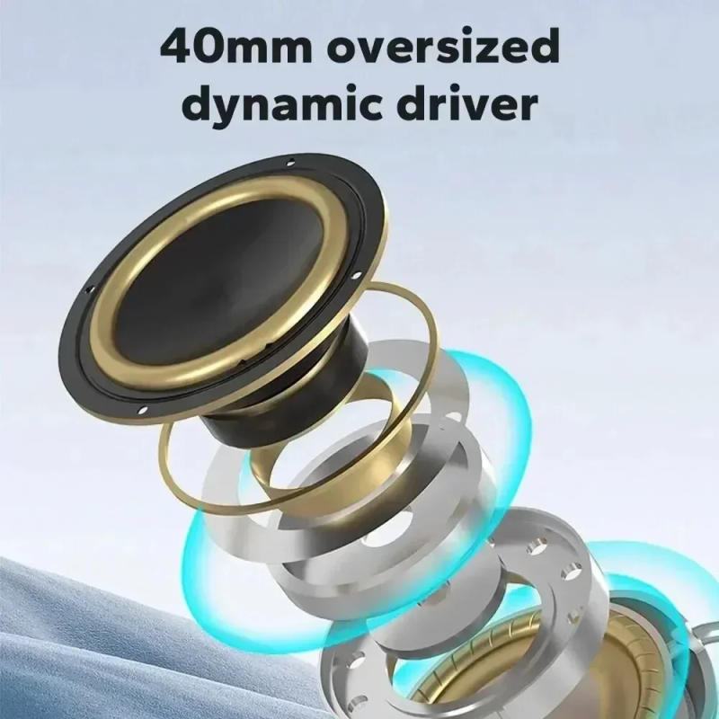 Description Picture 6 of item2025Newest Headphone Wireless Bluetooth Headset With Mic Noise Cancelling Headsets Stereo Sound Earphone Sport Gaming Headphones