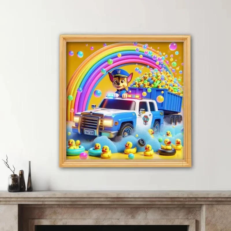 Description Picture 3 of item5d DIY Diamond Art Painting Kits New 2024 Embroidery Jewelry Mosaic Cross Stitch P-PAW Patrol Home Decor Children's Gift Crafts