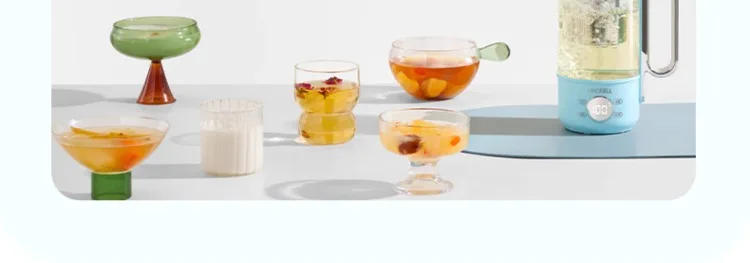 Description Picture 5 of item220V Mini Office Electric Kettle Multifunctional Glass Teapot Titanium Health Cup