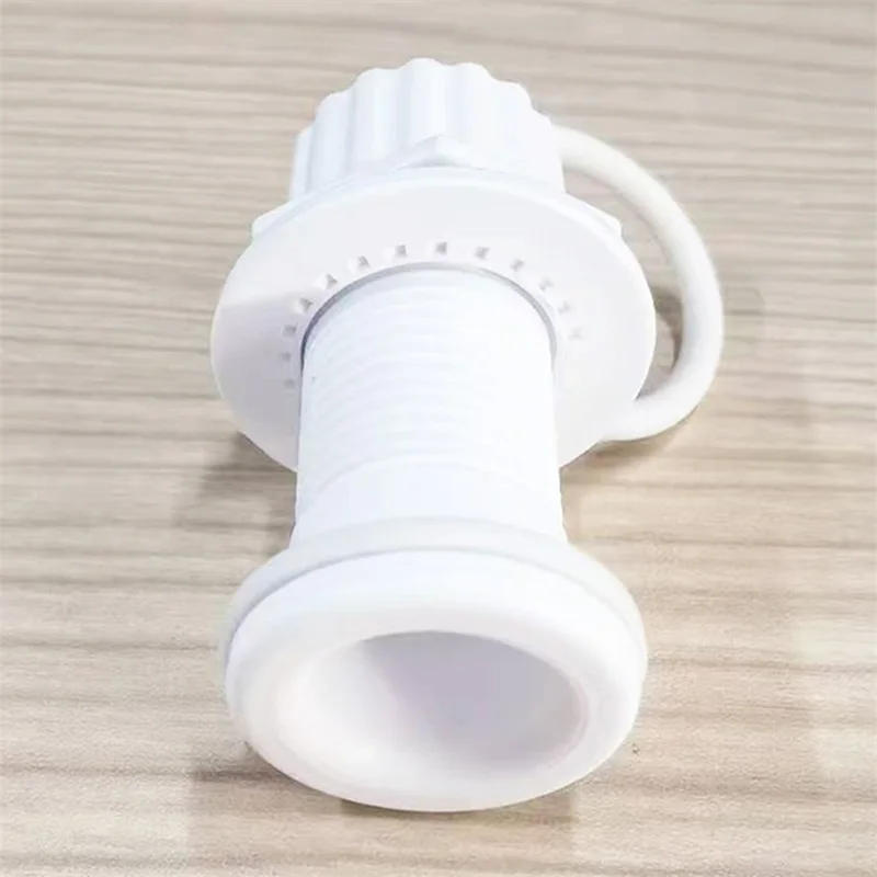 Description Picture 5 of item1PC 50mm White Plastic Cooler Drain Plug Cooler Plug Replacement 1 Inch OD Threaded Drain Plug Assembly for Coolers