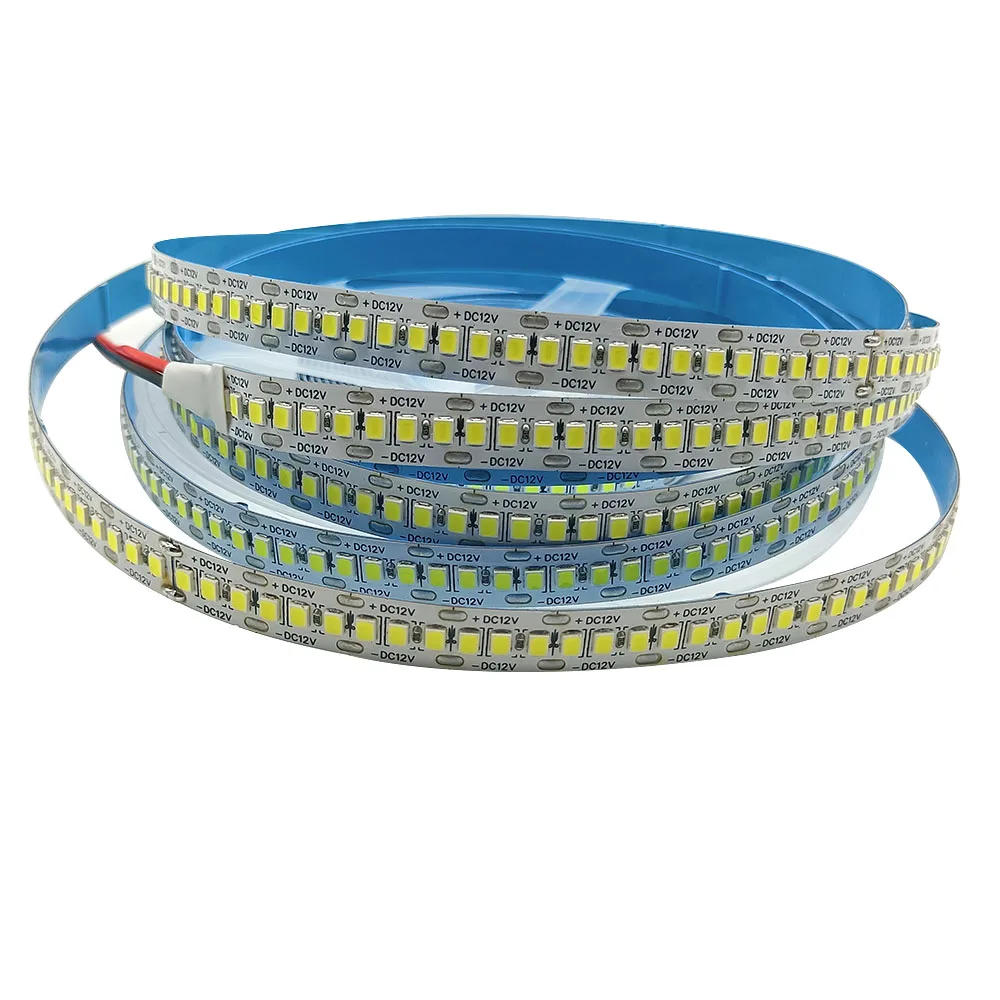 Description Picture 3 of item12V 24V LED Strip 2835 240/m High Brightness Flexible 10MM Natural white Warm White Suitable for 5050 Room Decoration Strip