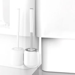 New TPR Toilet Brush Rubber Head Holder Cleaning Brush For Toilet Wall-Mounted Household Floor Bathroom Cleaning Tools