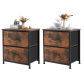 2 PCS-Rustic Brown