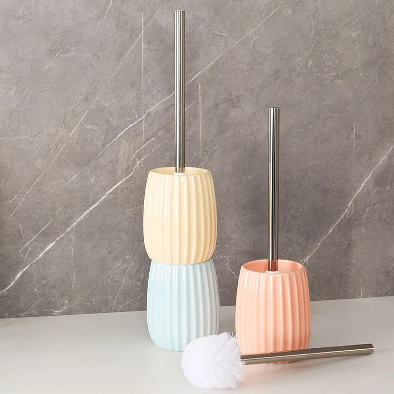 Description Picture 6 of itemCeramic Toilet Brush Set Toilet Accessories Home Decor Hotel Bathroom Utensils Household Cleaning Tools Ceramic Toilet Brush Cup