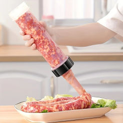 1Set Manual Sausage Stuffing Machine Homemade Sausage Stuffer Sausage Syringe Sausage Stuffer Gadgets Manual Meat Injector Tools