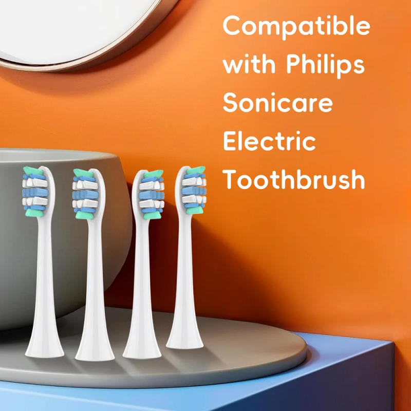 Description Picture 2 of itemReplacement Toothbrush Heads Compatible with Philips Sonicare Soft Replacement Electric Brush Head 4100 6500 6100 7500 5300 1100