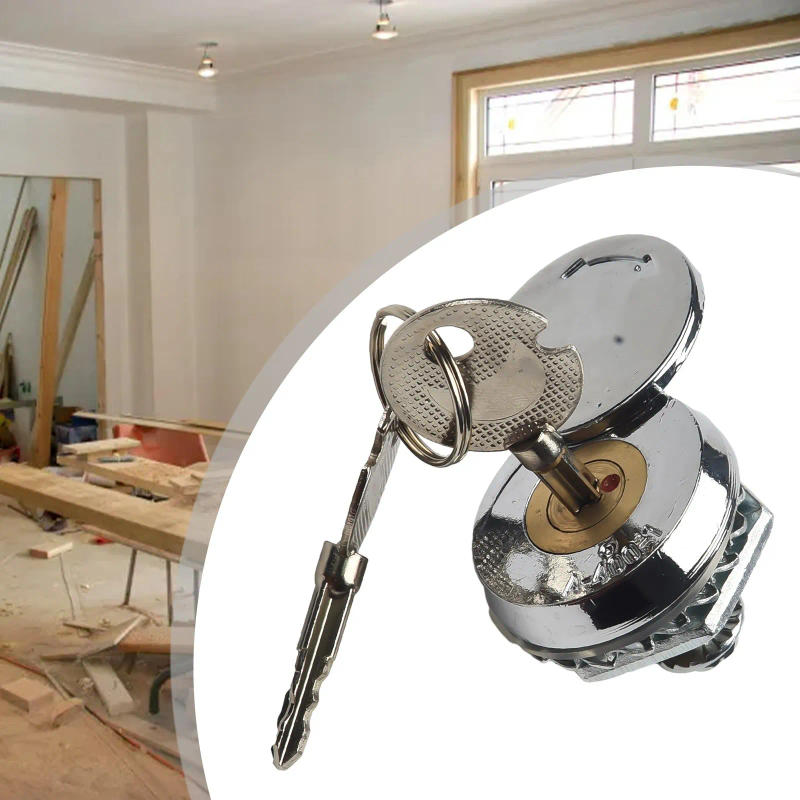 Description Picture 2 of itemHigh-quality Door Lock Aluminum Alloy Drawer Cupboard For Security Door Cabinet Mailbox Lock Cylinder With Cover