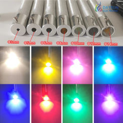 DC12V 3W Fiber Optic Light Source for Car Small Light Engine High Brightness Car Atmosphere Light Holder for Side Glow Cable