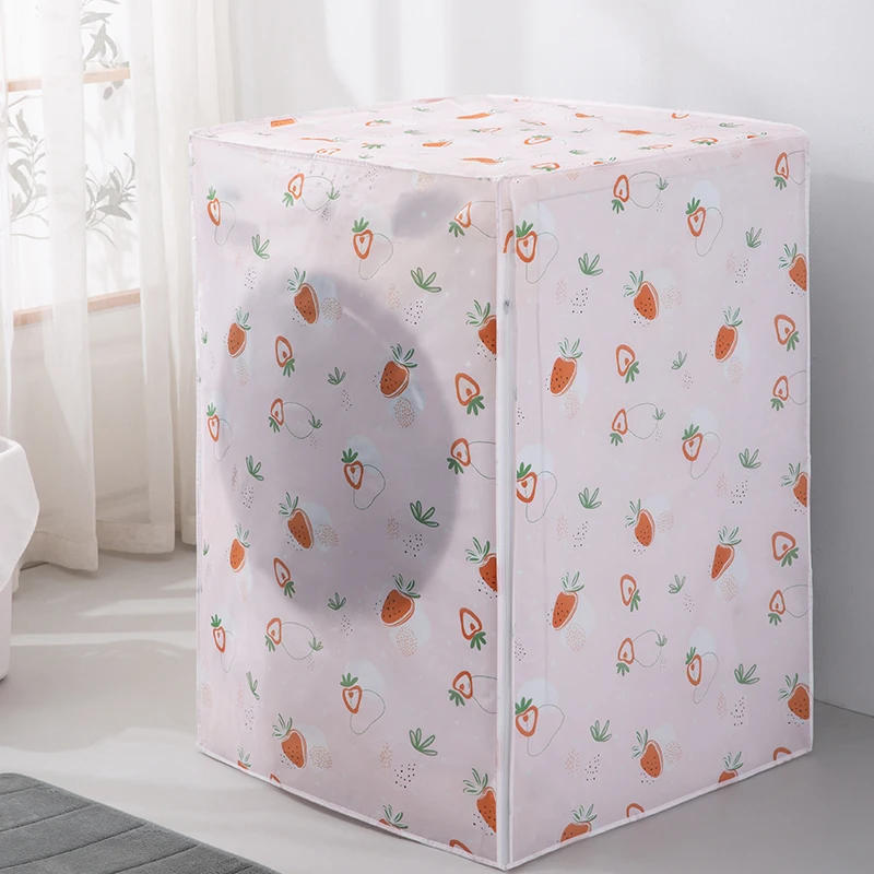 Description Picture 3 of itemDrum Washing Machine Dust Cover Cute Cartoon Print Transparent Waterproof Covers Household Dust Cloth For Washing Machine New