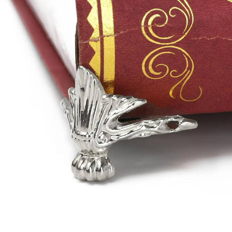 Description Picture 2 of item4Pcs/set Triangle Embellishments Vintage Case Furniture Hardware Box Decor Corner Protector Corner Brackets Antique Bronze