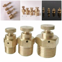 1Pcs Safety Valve Nozzle Manual Exhaust Valve PN 1.6 Mpa Male Thread Air Release Valve 1/8" 1/4" 3/8" 1/2" BSP