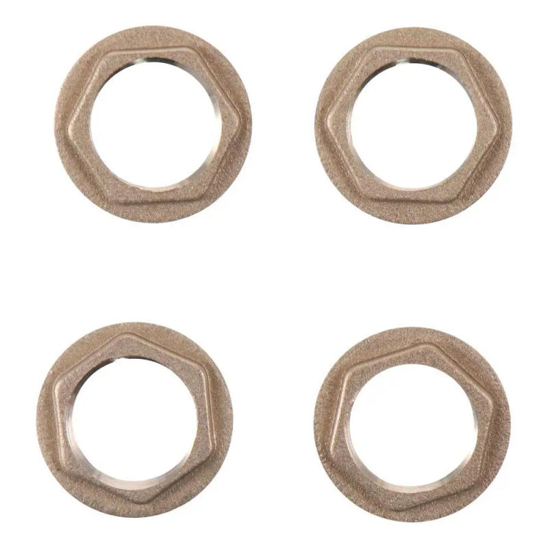 Description Picture 2 of item4Pcs G1/2 G3/4 Lock Nut with Flange Smooth Brass Nuts Hex Female Locknut