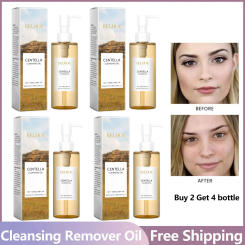 EELHOE Centella Asiatica Extract Vitamin E Cleansing Remover Oil Facial Makeup Remover Moisturizing Face Refresher Cleaning Oil