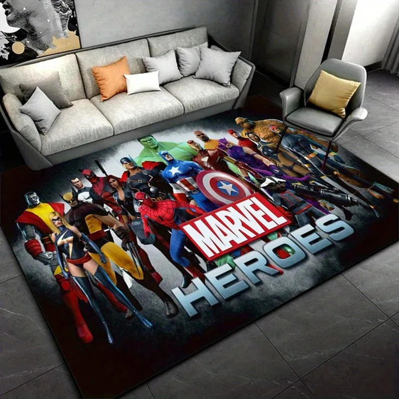 Description Picture 6 of itemMINISO Iconic Brand Heroes Themed Entrance Doormat Non-Slip Indoor & Outdoor Polyester Carpet for Home Decor Soft Mat Decoration Rug