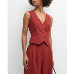 Summer New Women's Vest and Pants Two-piece Set Solid Color Simple Vest Suit Vests for Women Vests Woman Trend 2024 Coat Female