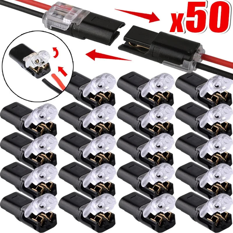 Description Picture 2 of item50/1pcs 2 Pin Way Plug Car Waterproof Electrical Connector Wire Cable Automotive Electrical Connectors Strip Terminal Connection