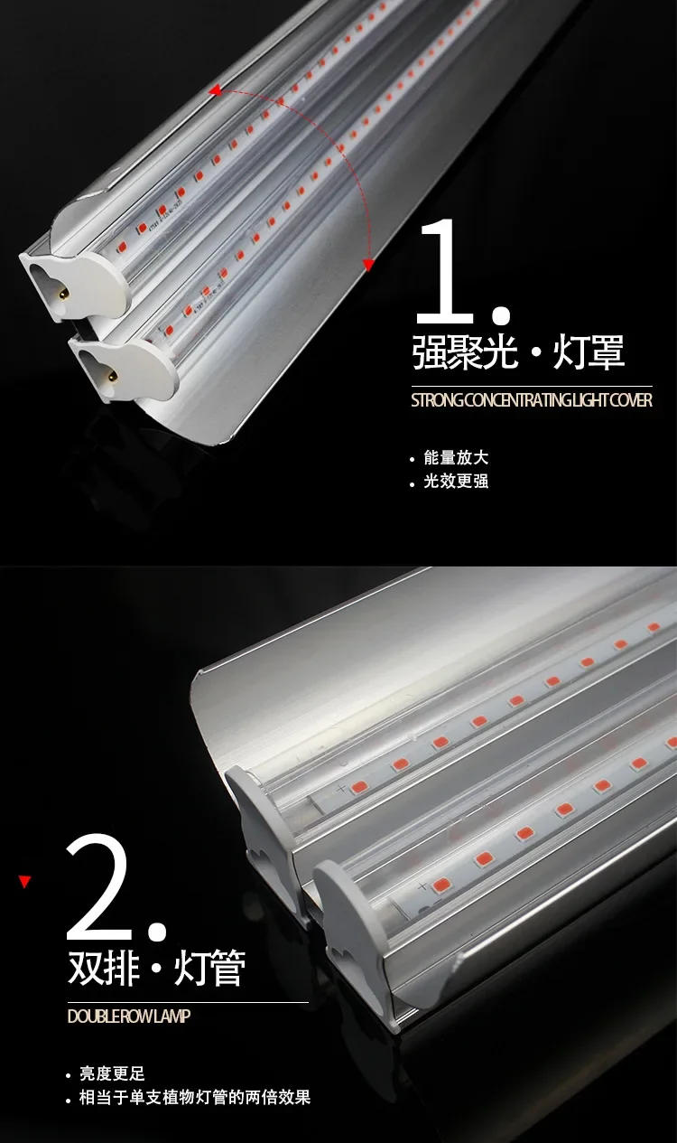 Description Picture 5 of itemLatest Growing Lamps Led Full Spectrum Plant Bulb Greenhouse Indoor Plant Grow Light EU/AU/UK/US plug Multiple colors available