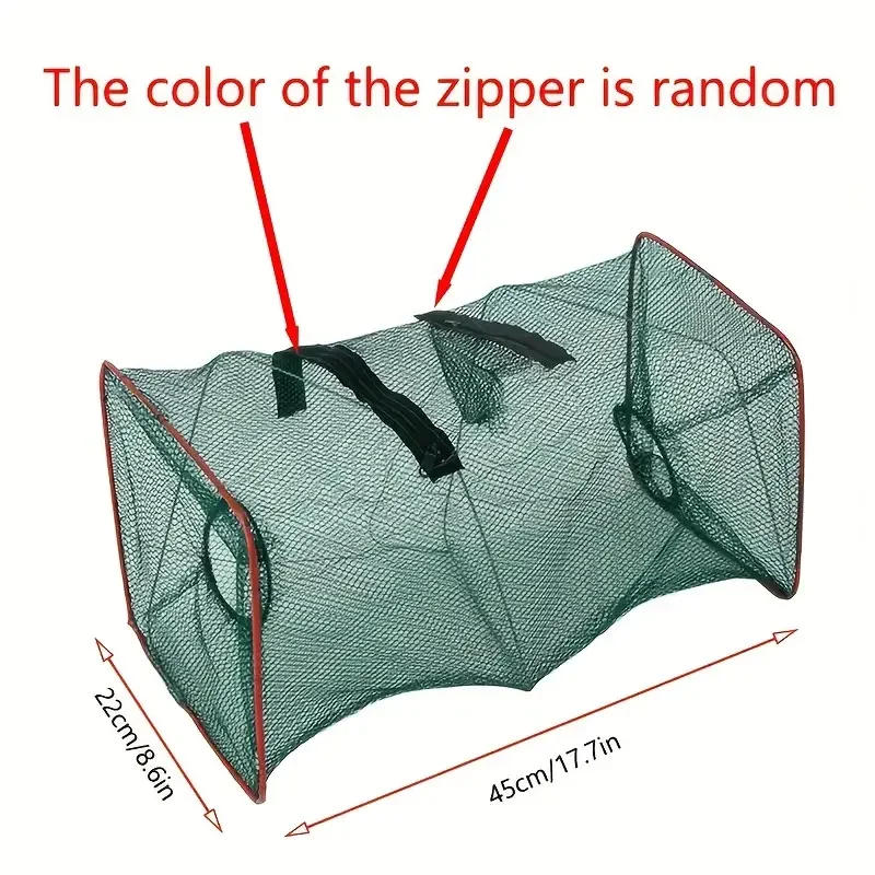 Description Picture 3 of item1pc Collapsible Cast Net Fish Cage for Crab, Shrimp, and Crayfish - Perfect Fishing Tackle for Outdoor Enthusiasts