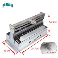 NG LPG 13-Row Burner 12mm Male Thread Interface Gas Water Heater Steam Oven Boiler Stainless Steel Row Burner With Cover
