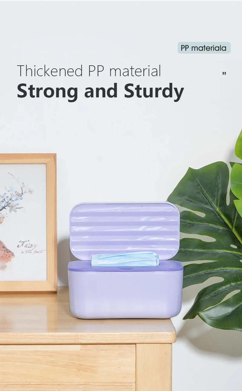 Description Picture 3 of itemTissue Box with Cover Square Wet Wipes Case Napkins Toilet Paper Container Home Car Tissue Paper Dispenser Storage Organizer